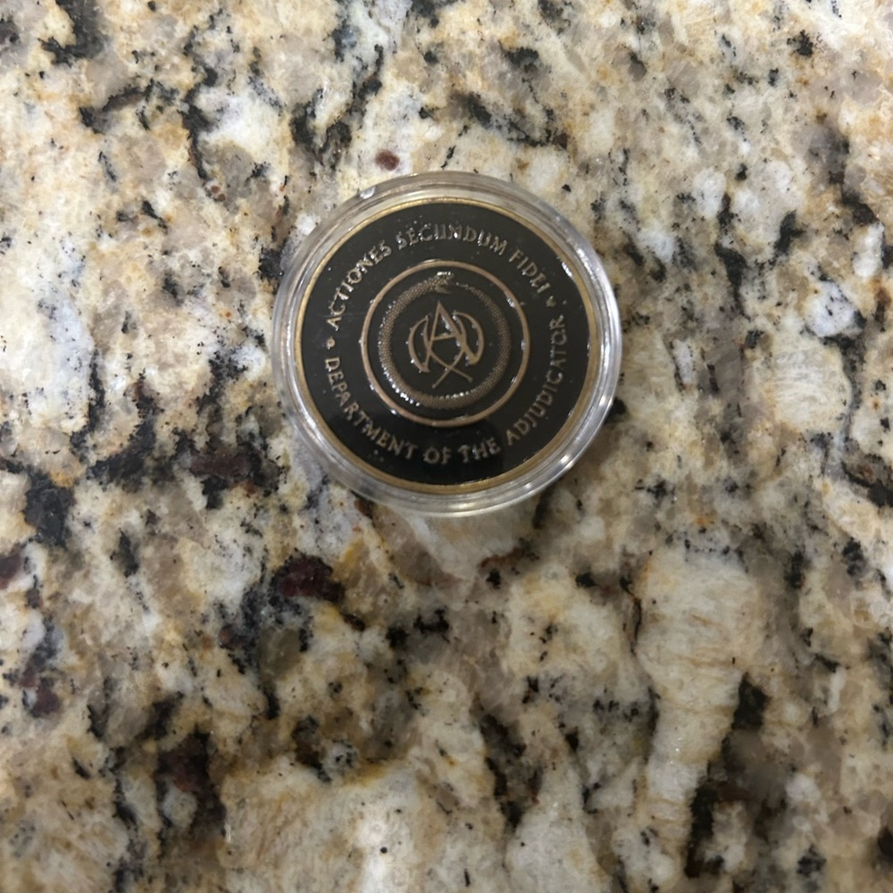 John Wick Adjudicator Coin Cosplay Prop Continental